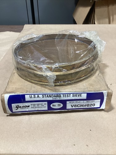 Usa standard test - test, sieve